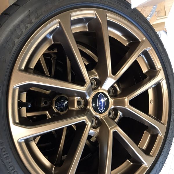 bronze subaru wheel