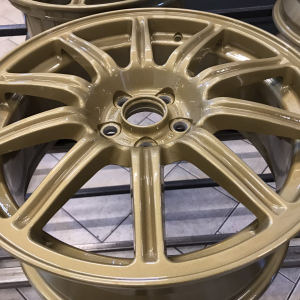 subaru wrx bbs gold