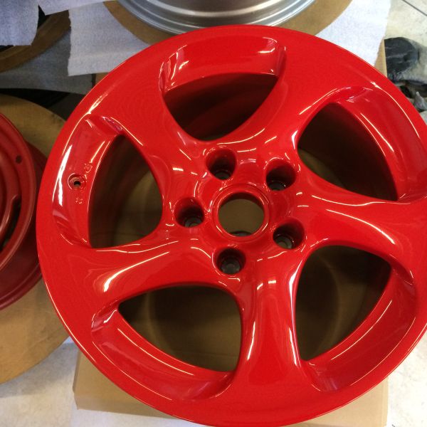 porsche 911 red turbo twist wheel